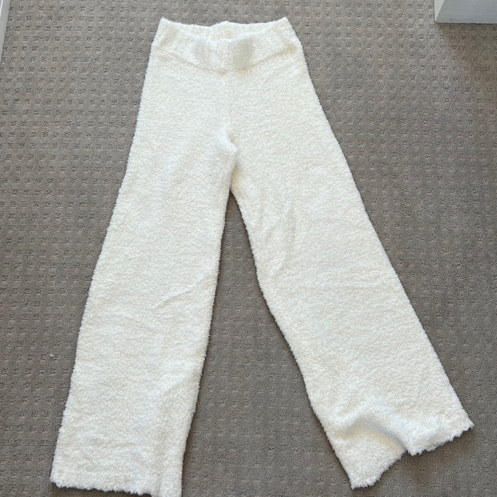Skims cozy collection wide leg pants